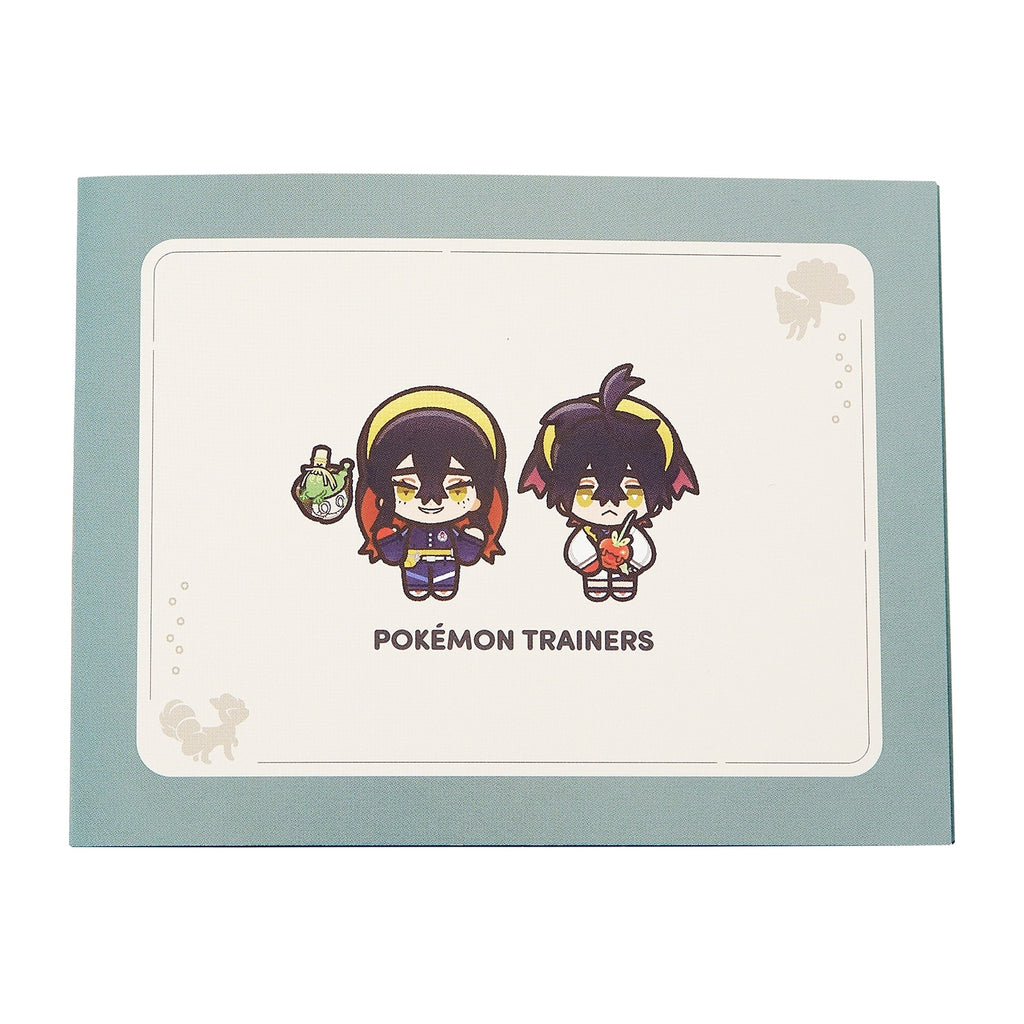 Sticky set POKÉMON TRAINERS - Kitakami no Sato from Japan, featuring Pokémon trainers