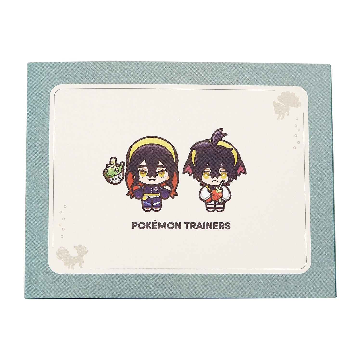 Sticky set POKÉMON TRAINERS - Kitakami no Sato from Japan, featuring Pokémon trainers
