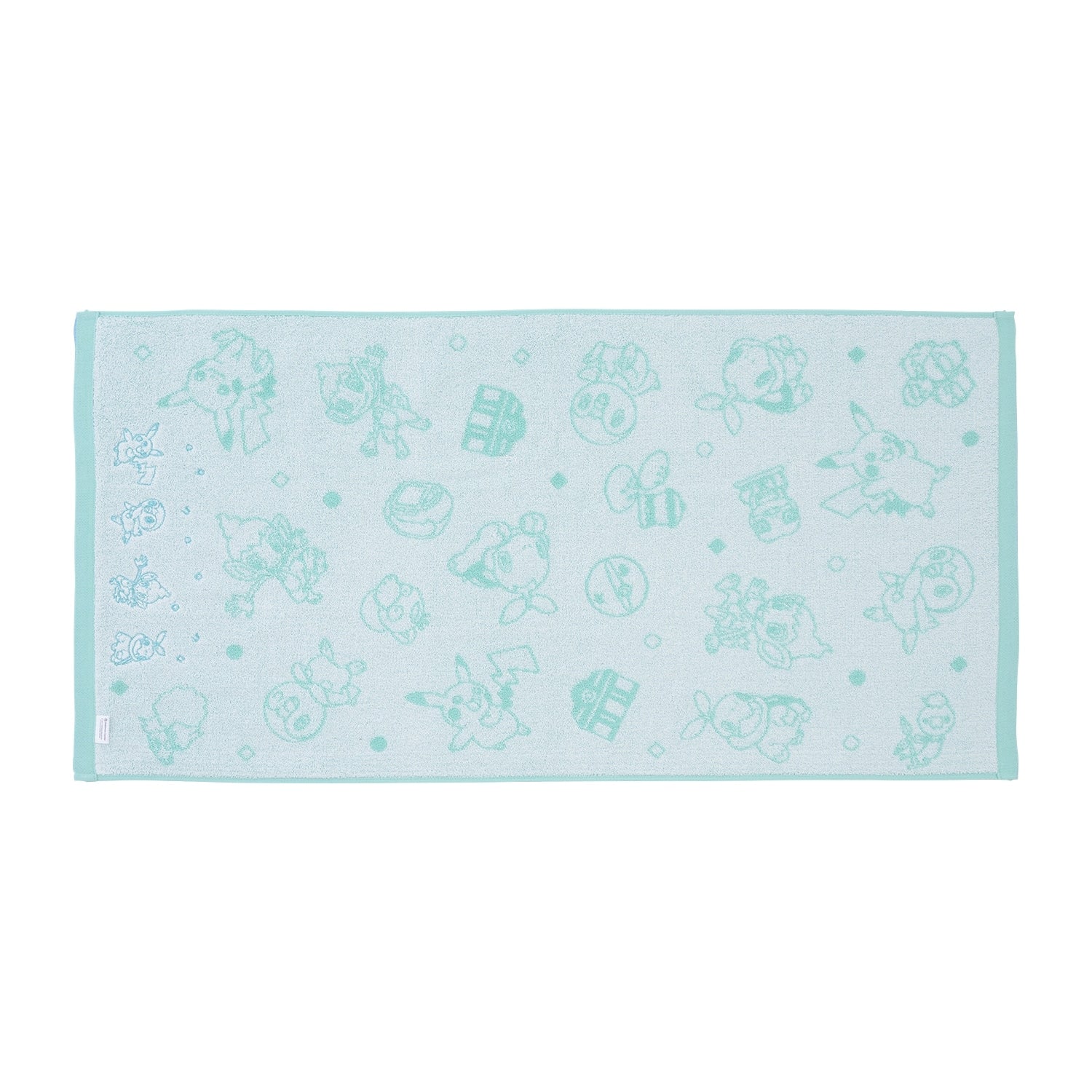 Tabi no Omoide Mini Bath Towel with unique design from Japan