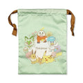 Drawstring bag collection flower