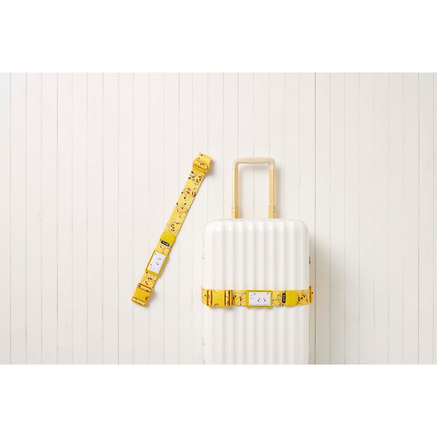Authentic Japanese Pikachu Ver2 yellow belt, collectible item with detailed design, from Pokemon Center Online