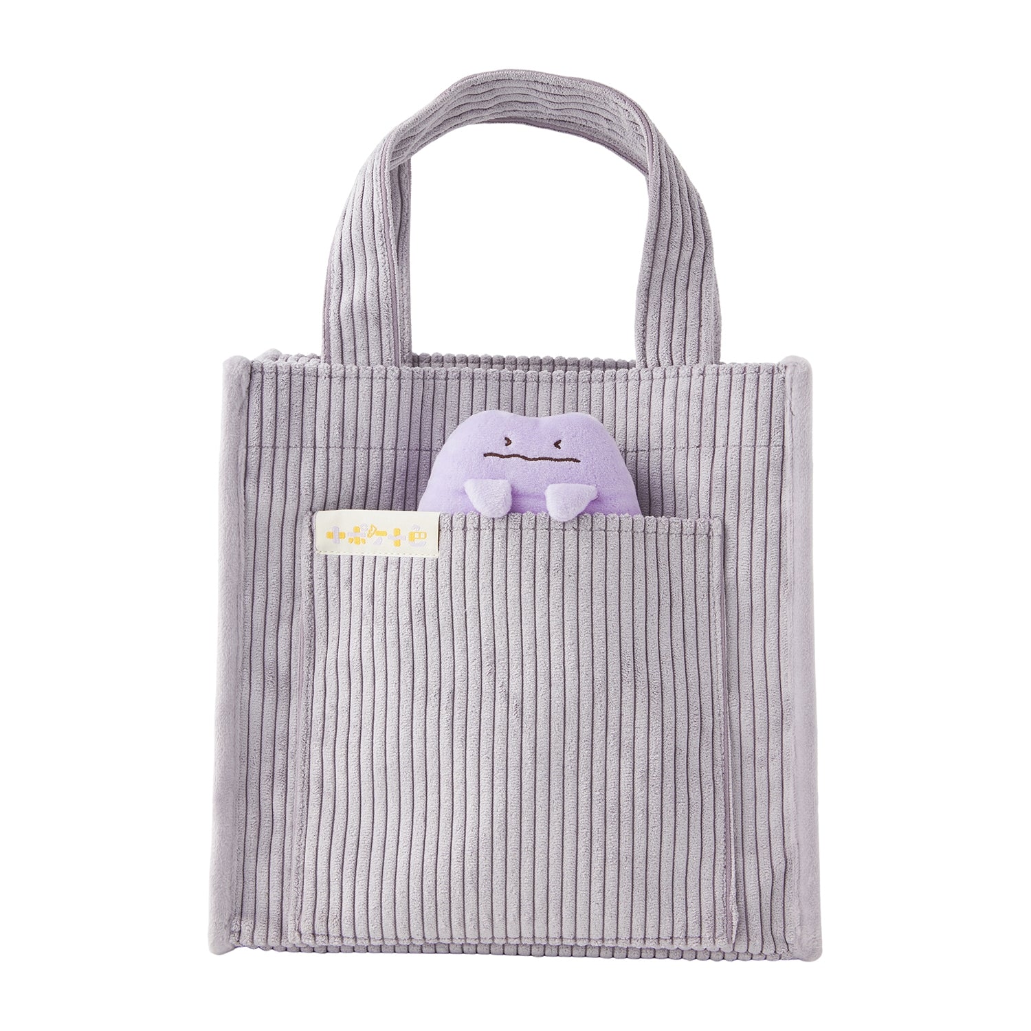Tote bag with stuffed animal badge Ten Pocket Ten Colors Lonely Metamon