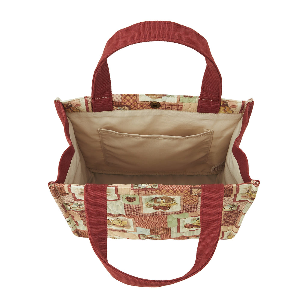 Patchwork style mini tote bag Pikachu’s Sweet Delivery