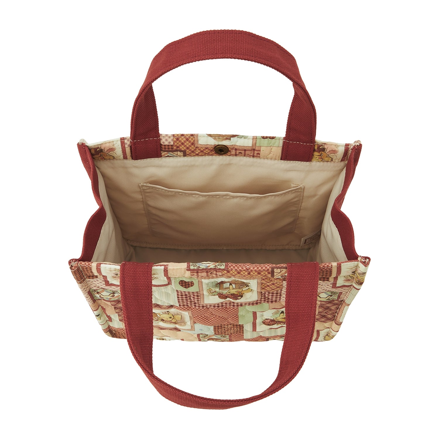 Patchwork style mini tote bag Pikachu’s Sweet Delivery