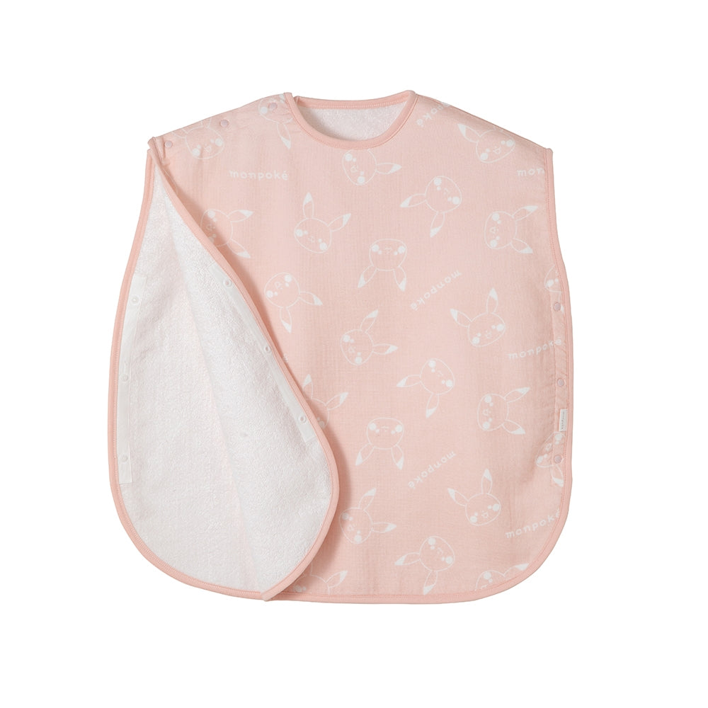 Monpoke Pikachu Baby Bath Poncho Pink