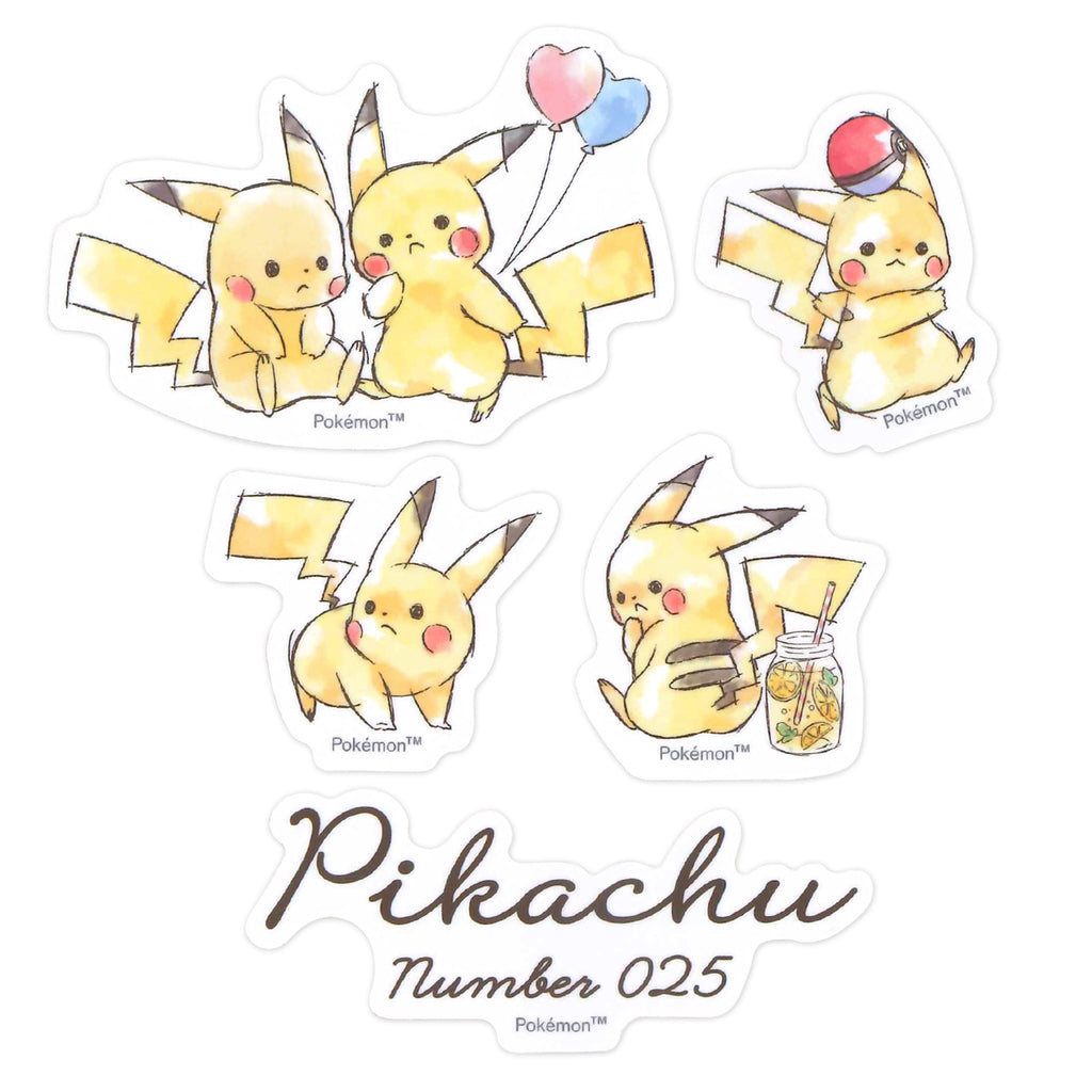 Mini Deco Collage Sticker/Pikachu_Yellow