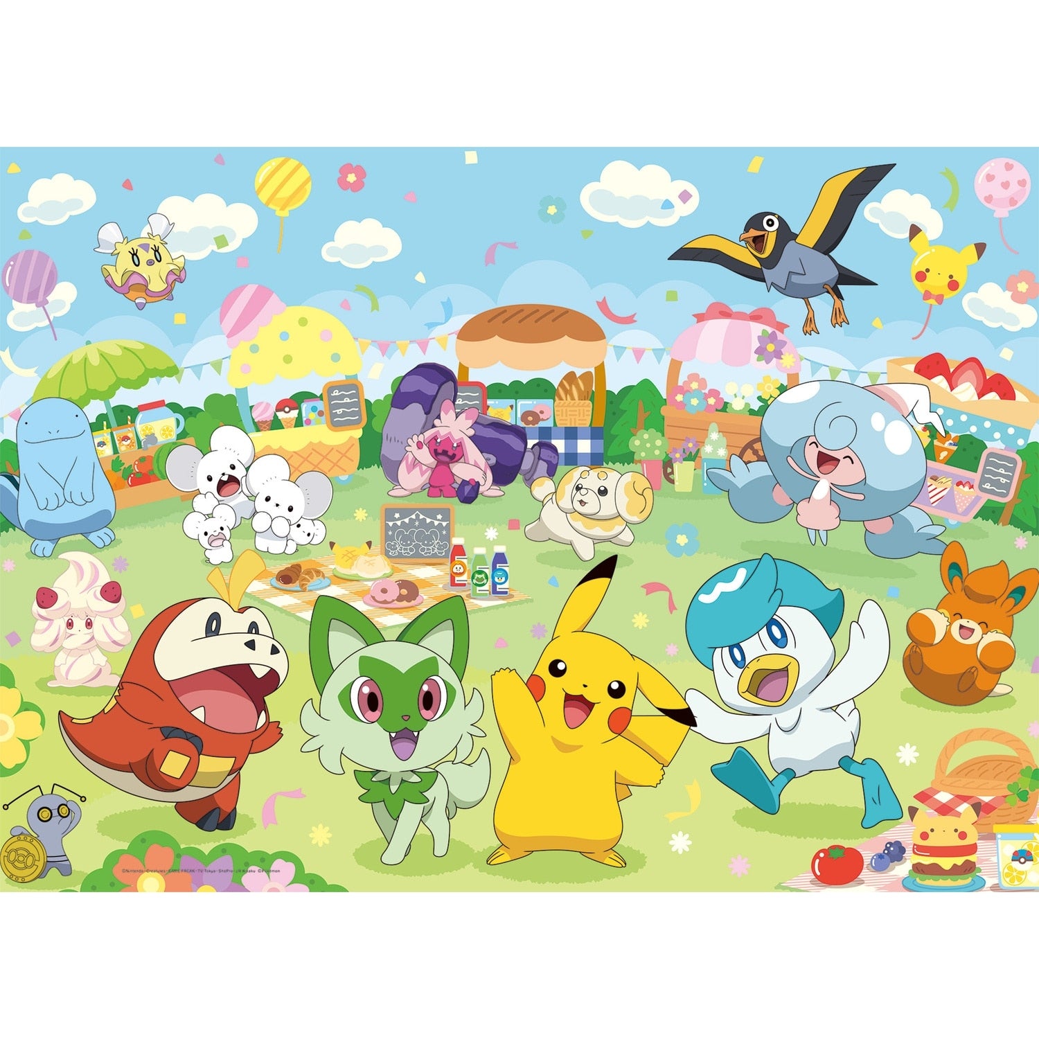 Authentic Japanese Pokemon Puzzle 300-L590 with vibrant artwork