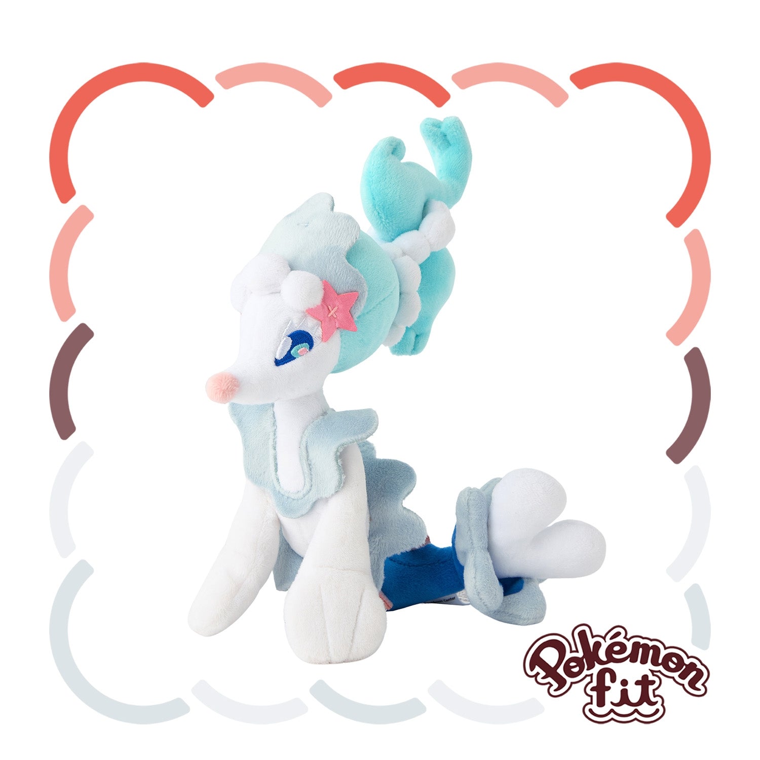 Pokemon 730 Plush Asirene from Japan, cute facial expression