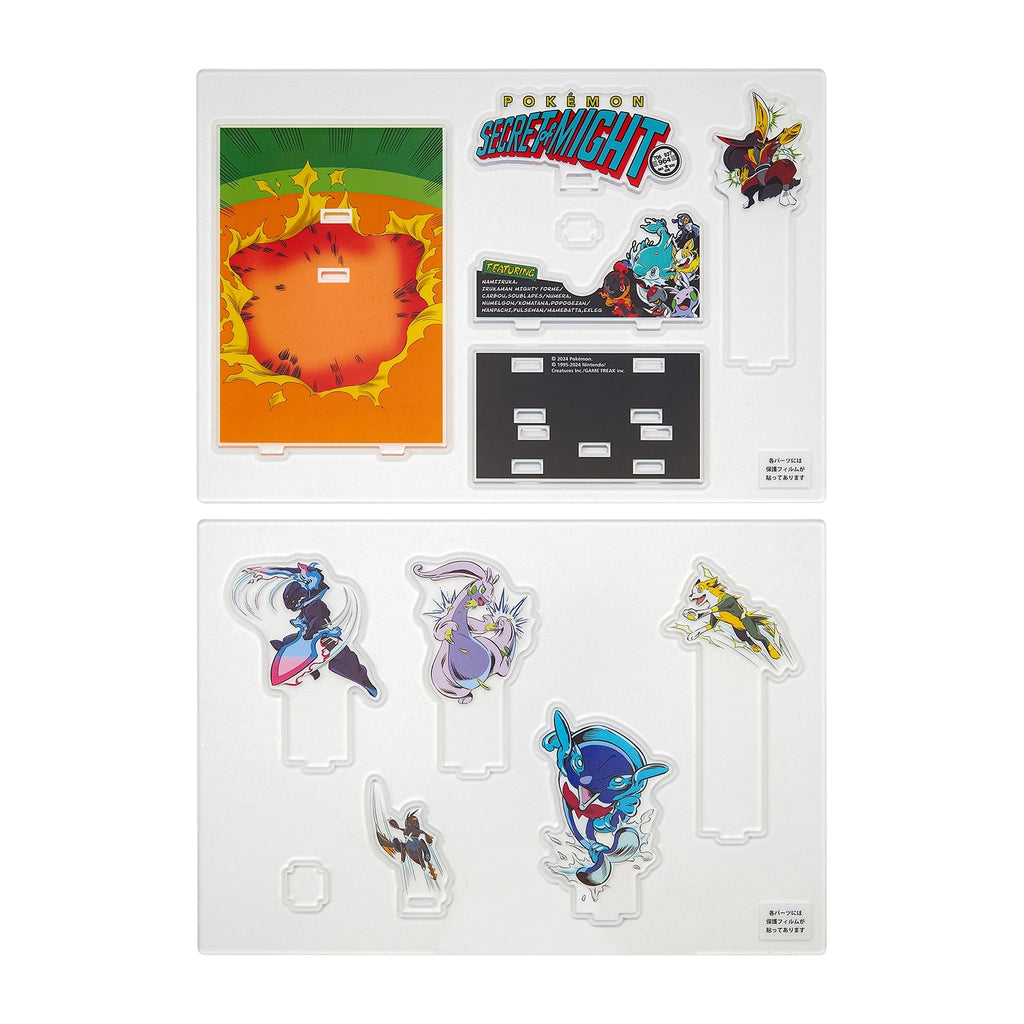 Authentic Pokemon diorama acrylic stand with intricate design from Japan