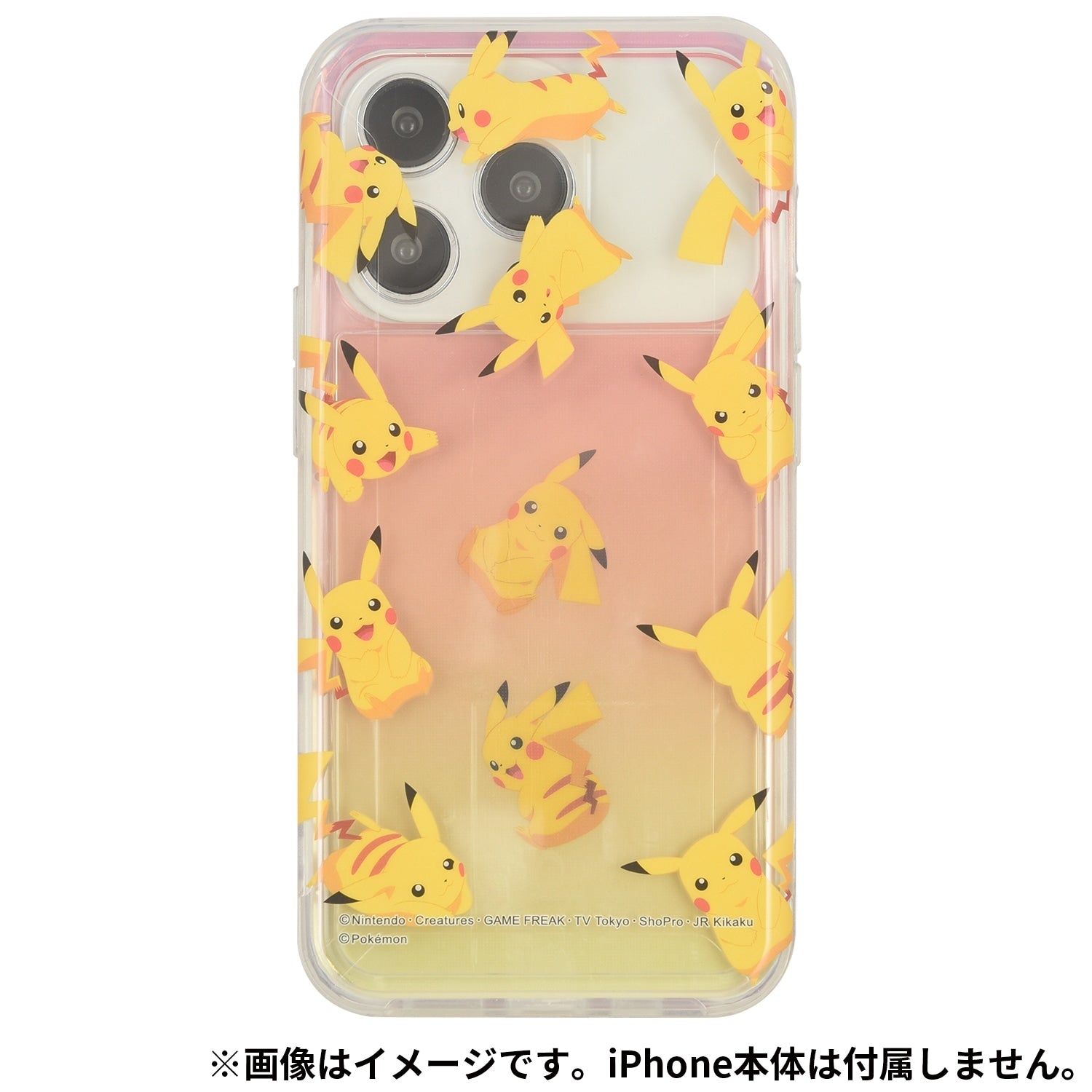 SHOWCASEiPhone14/14Pro/13/13Pro/12/12Pro compatible case Pikachu