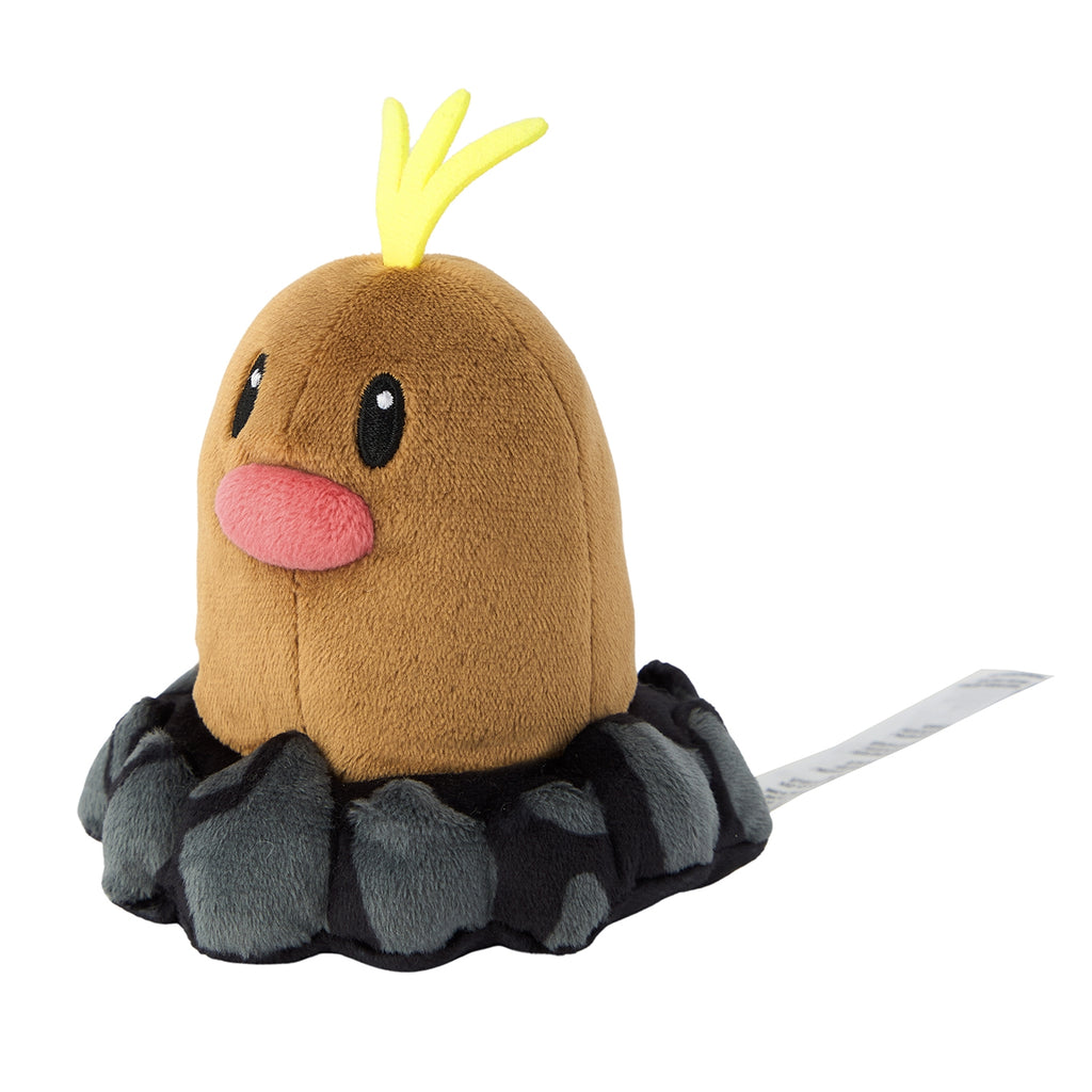 Authentic Japanese Digda Alola Form plush with cute ears