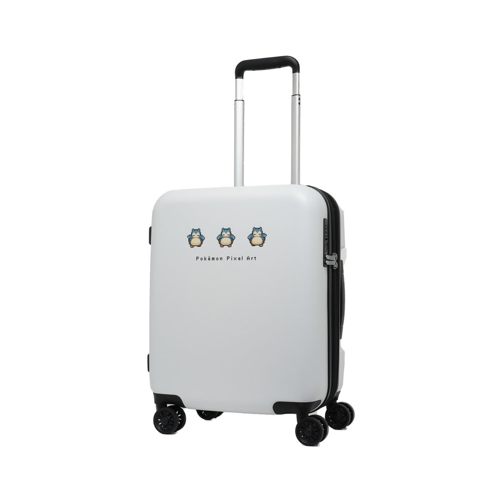 Pixel Art Suitcase S White Snorlax from Japan, featuring sleeping pokemon