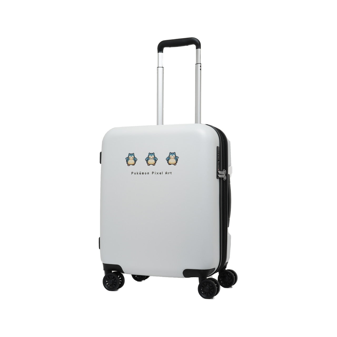 Pixel Art Suitcase S White Snorlax from Japan, featuring sleeping pokemon