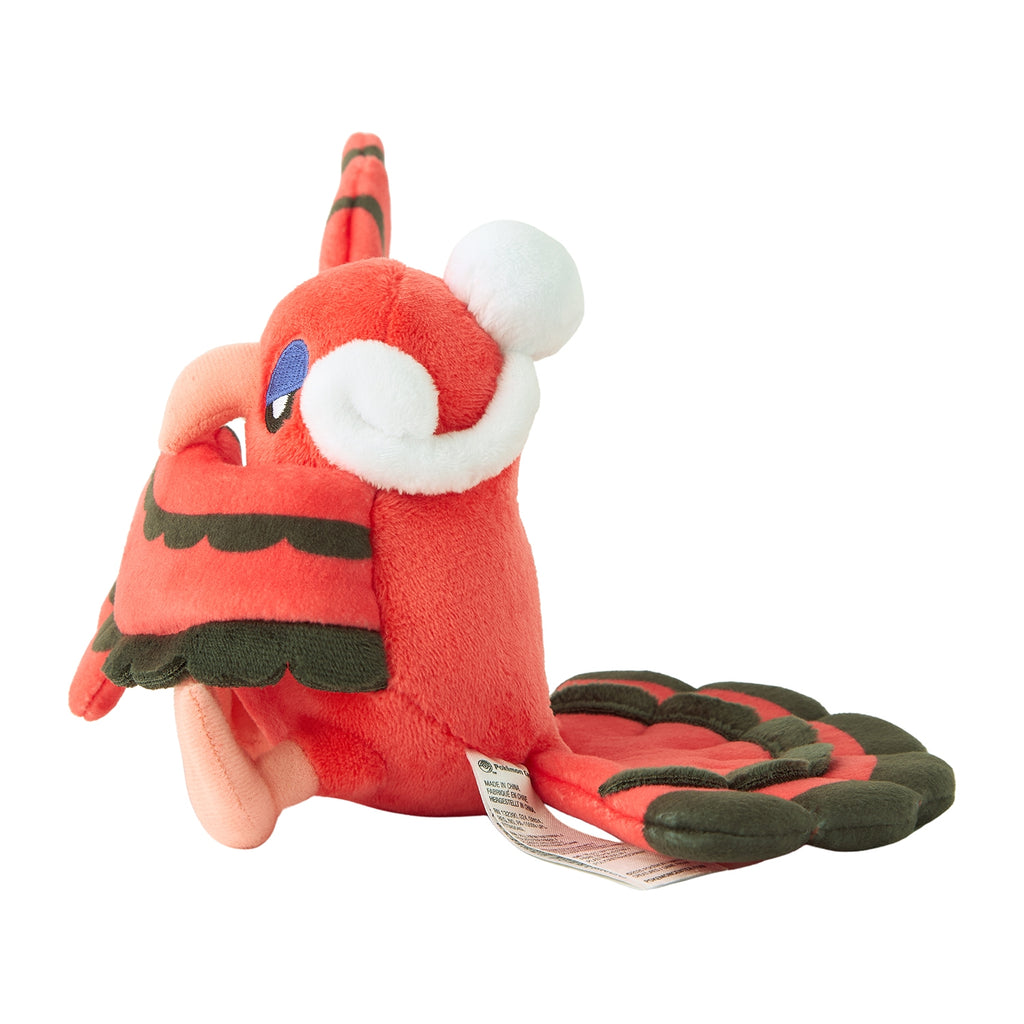 Authentic Pokemon 741 Plush fit Odoridori glare style plushie from Japan, close-up of face