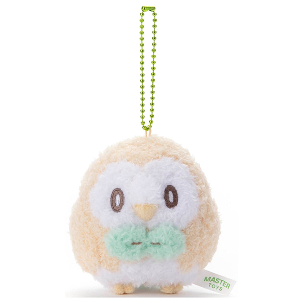 Pokémon Center Japan Rowlet (#722) Pokepiece Ball Chain Plush Mascot