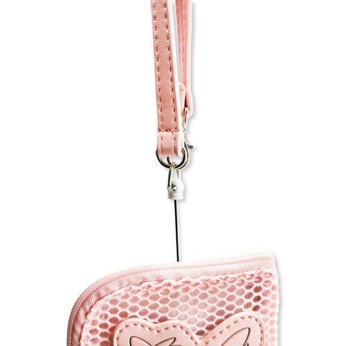 Mesh daily pass case pastel Nymphia
