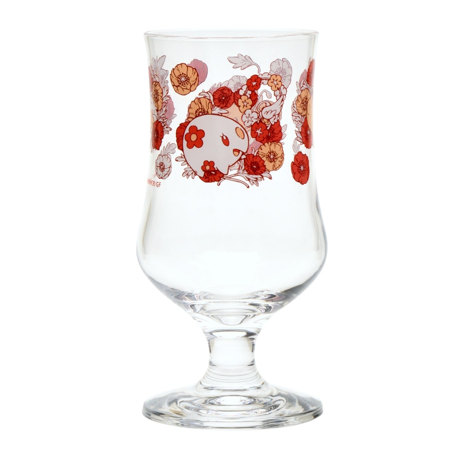 Float glass Fleur de Coquelicot
