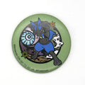 Paper-cut series Japanese paper can badge Lucario