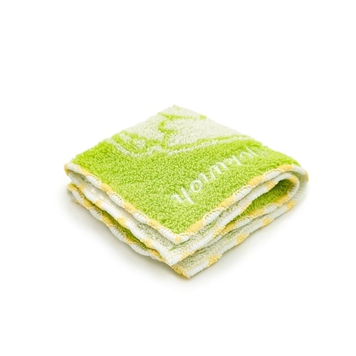 Close-up of Petit Towel Mokuro Poke Piece, featuring Pokemon characters from Japan