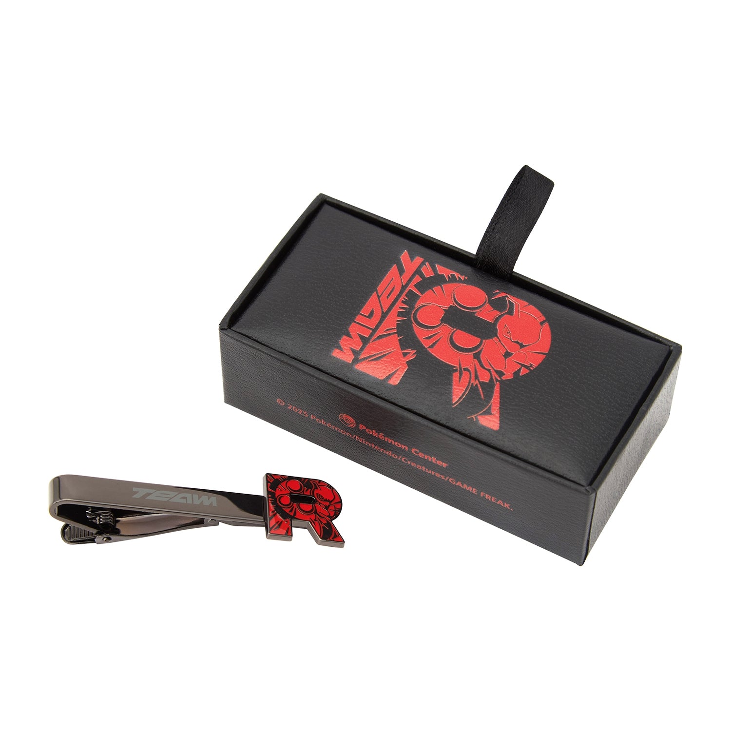 Pokemon Team Rocket tie pin with red logo from Japan