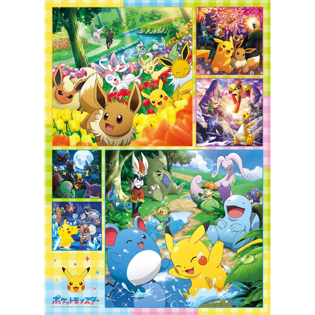 Authentic Japanese Pokemon Puzzle 500-713 Everyday Happy! with vibrant artwork