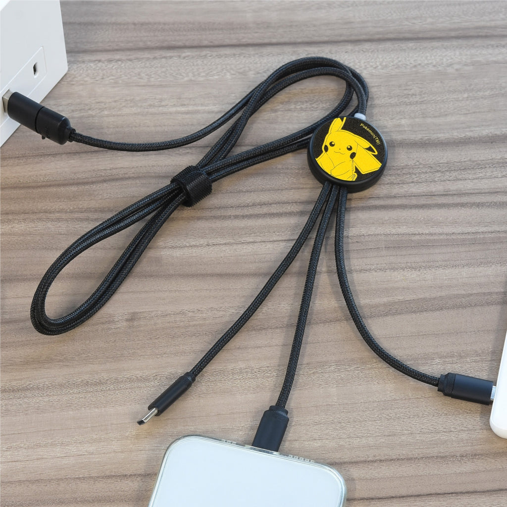 Flash multi charging cable Pikachu