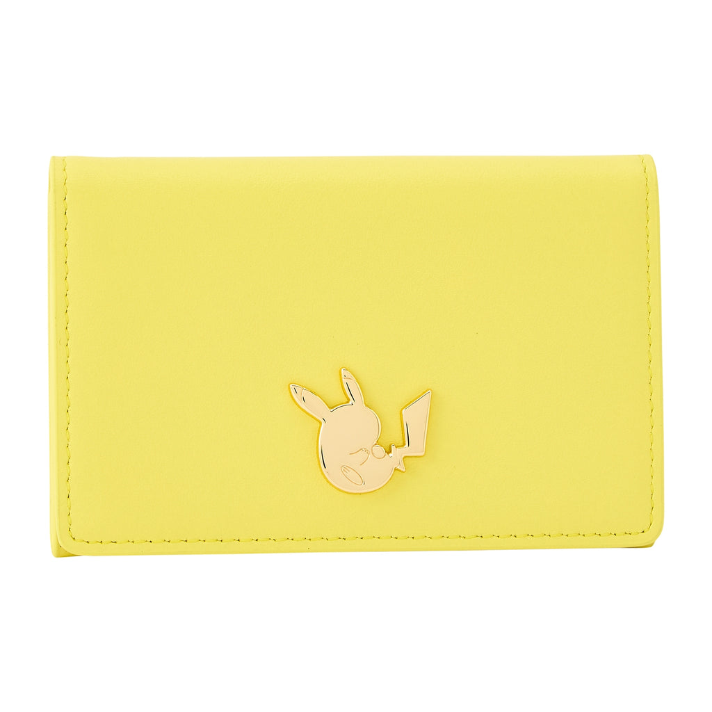 Genuine leather business card holder Pikachu