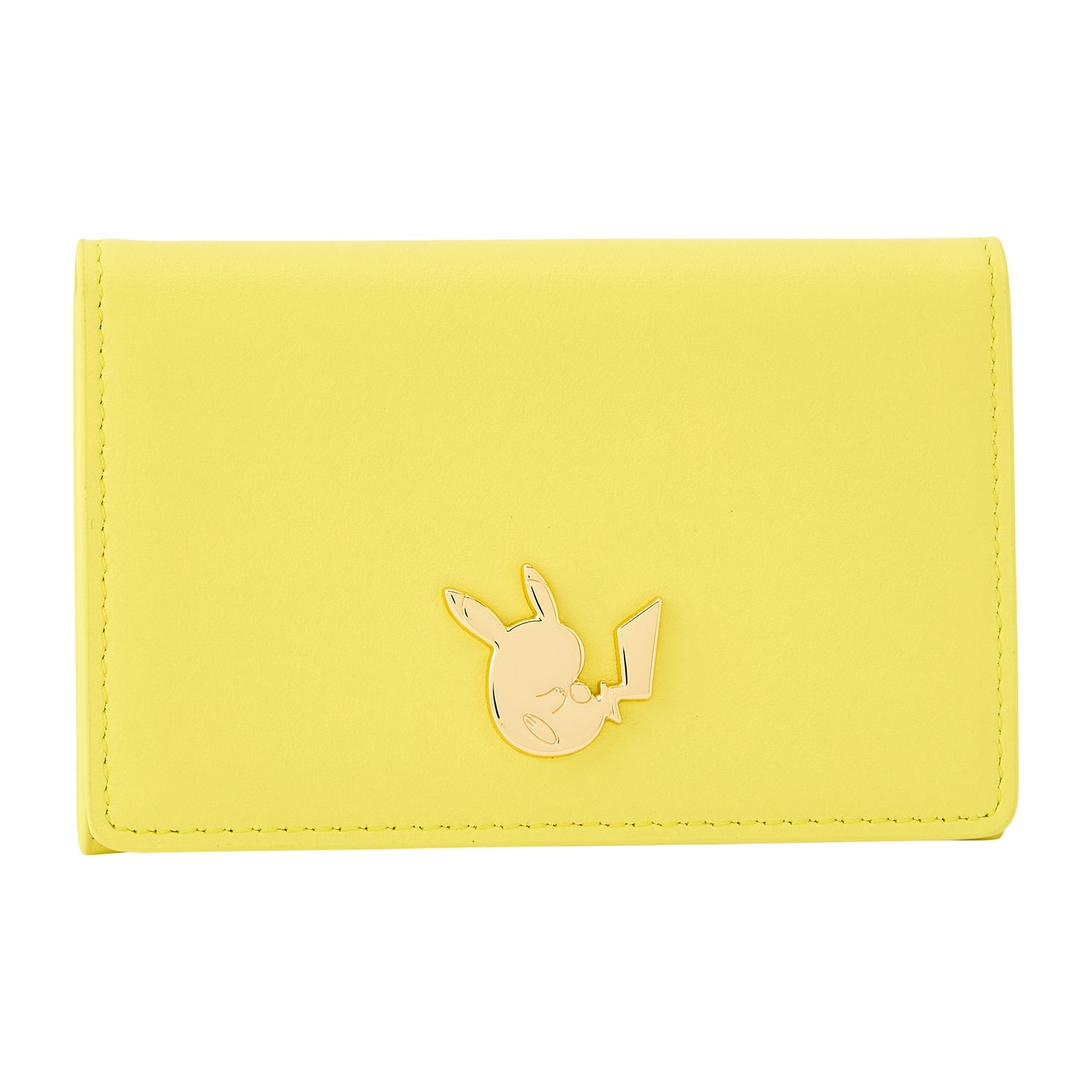 Genuine leather business card holder Pikachu