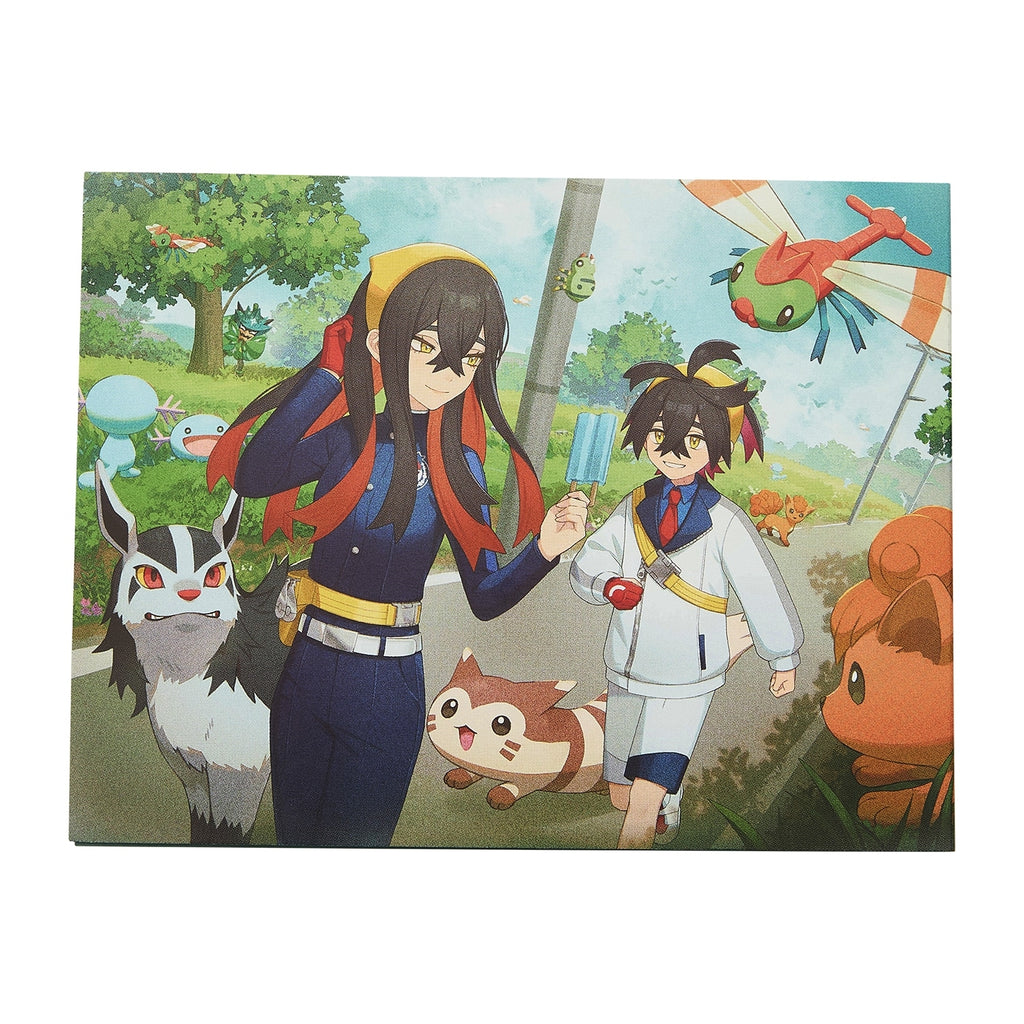 Authentic Pokémon Center Japan notebook with Pokémon characters from Japan