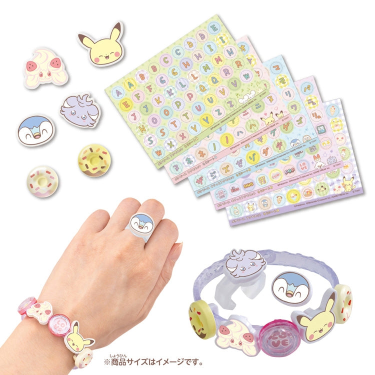 Poke Piece Kiratto Accessory Set Sweets Shop Vendor from Japan, colorful sweets shop design