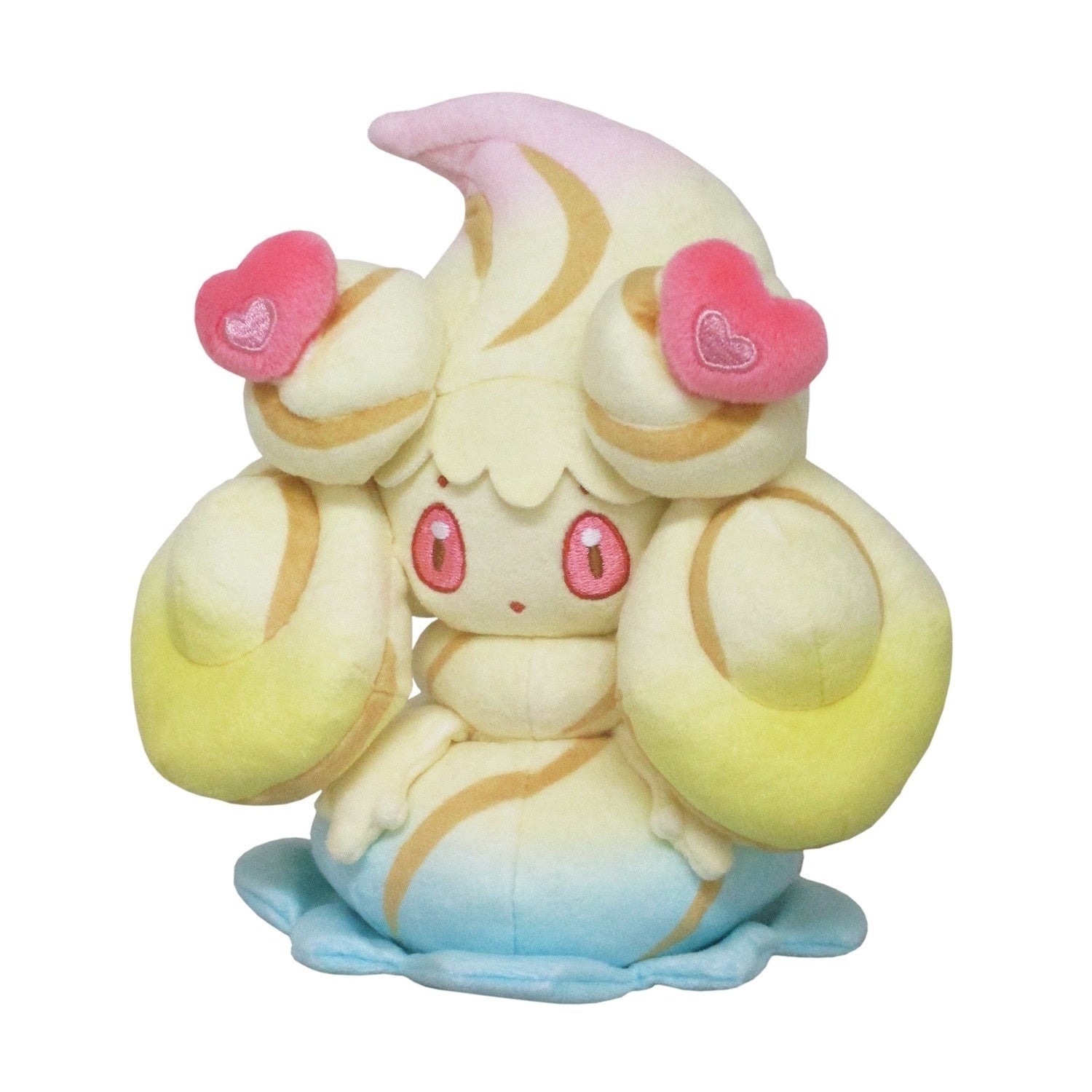 Mawhip triple mix plushie from Japan with colorful heart candy design