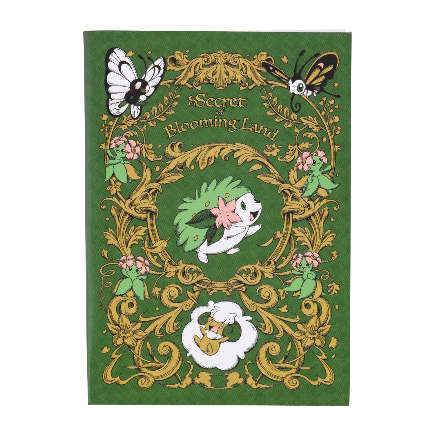 Pokemon Center Japan Shaymin note with colorful pages, sourced from Japan