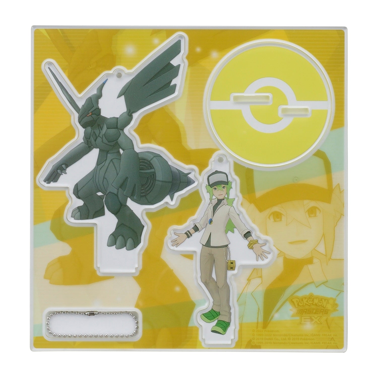 Pokemon Trainer keychain figure with detailed design from Japan