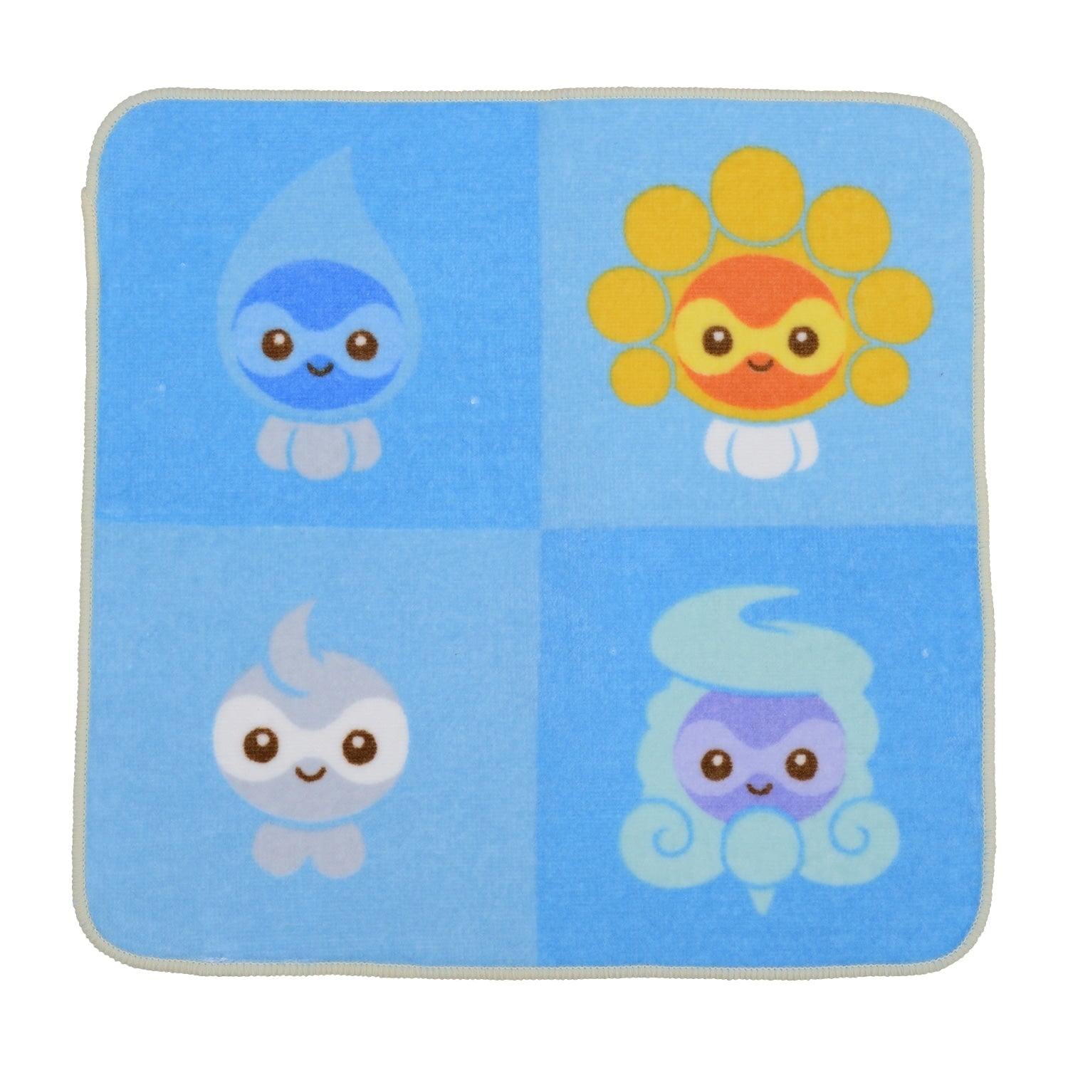 Pokemon Hand Towel with colorful characters from Japan