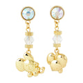 TeraCute Wakamouse Pokemon earrings with cute mouse design from Japan