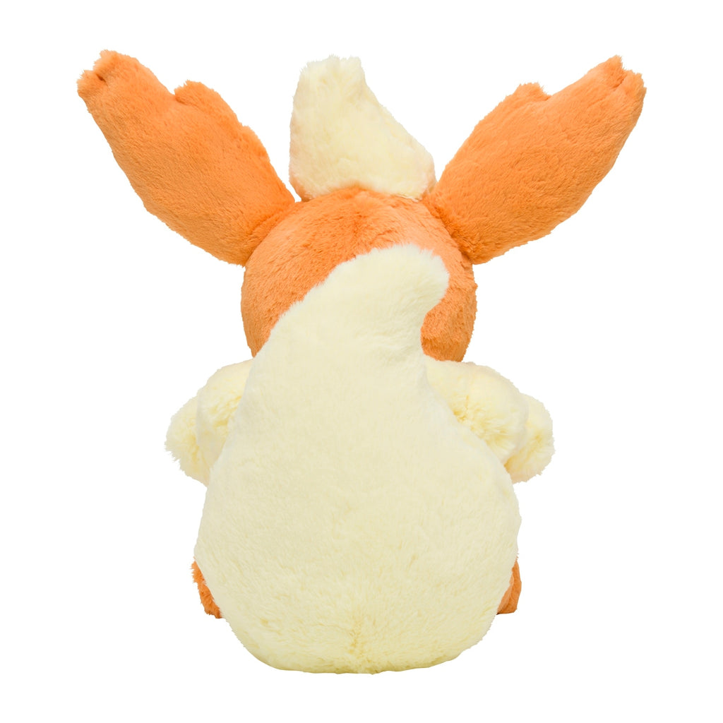 Pokemon Fluffy Stuffed Animal Booster plushie with vibrant colors from Japan