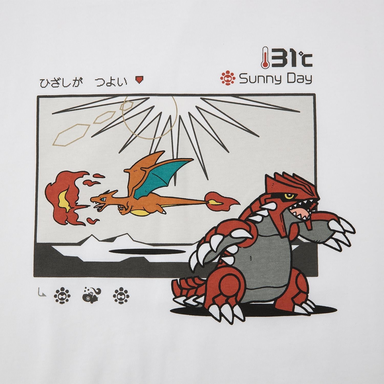 T-shirt OTENKI TEAM Groudon and Charizard M/L