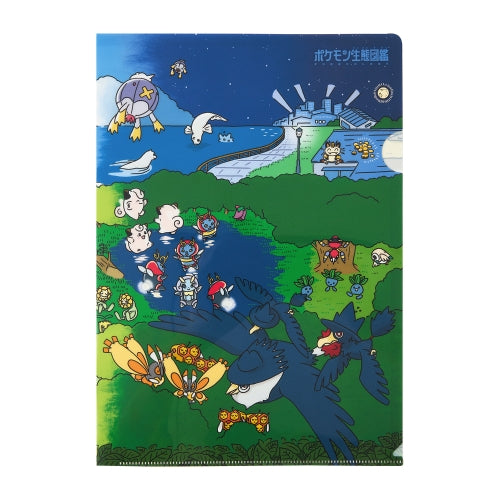 A4 Clear File Pokemon Ecology Picture Book Life Rhythm