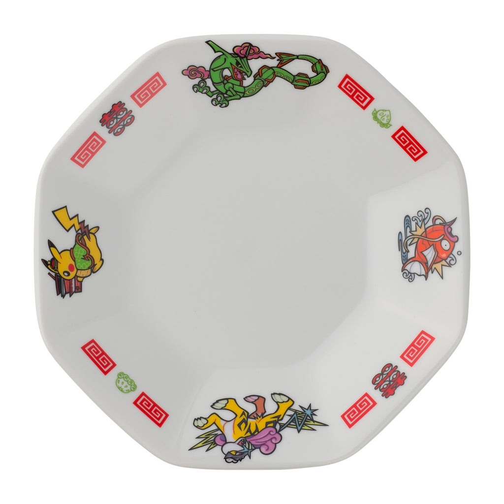 Octagonal Plate Pikachu Hanten