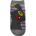 Fluffy socks Blacky striped women's (23-25cm)