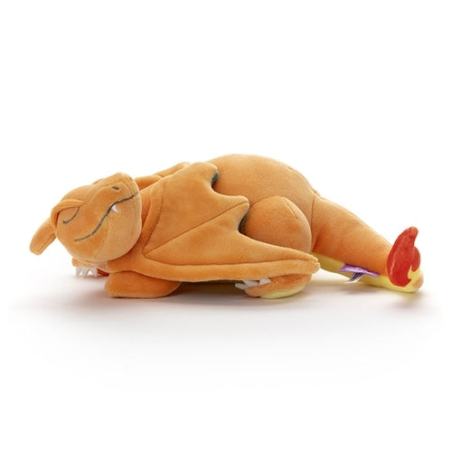 Authentic Charizard stuffed animal from KADO Japan, vibrant orange color