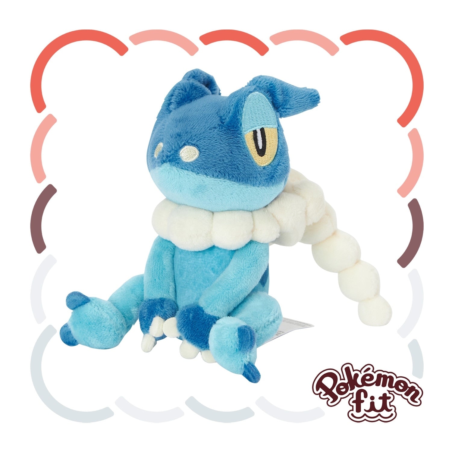 657 Plush Pokémon fit Gekogashira from Japan, cute facial expression