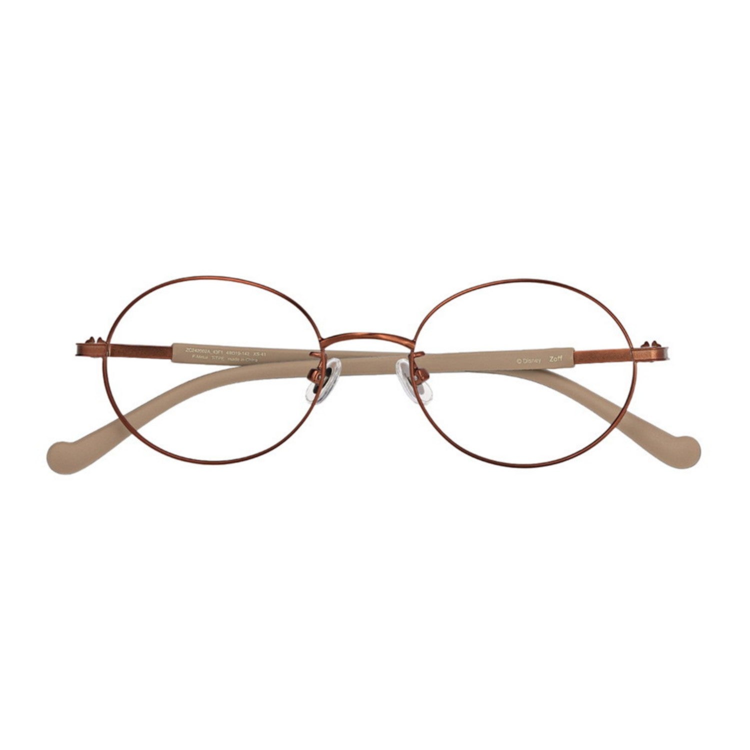Zoff MICKEY&MINNIE Minnie Mouse Round Glasses Dull Pastel Color Free Size ZC242002_43F1