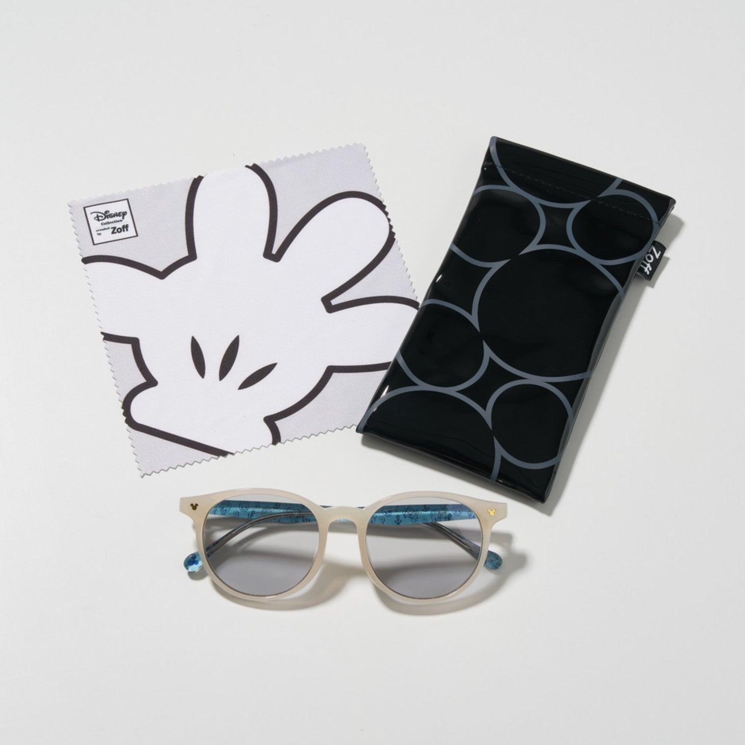 Zoff Sunglasses Donald Duck Huey Dewey Louie Boston Type Sunglasses Free Size ZC241G07_40A1
