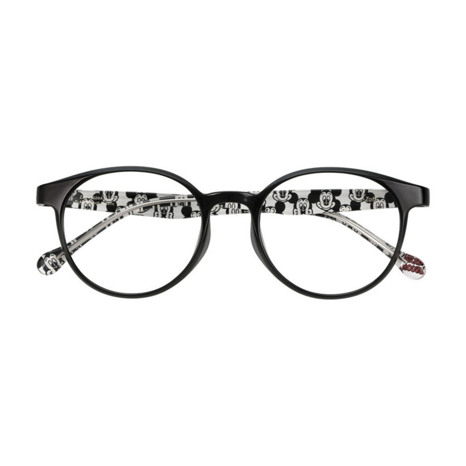 Zoff Mickey & Friends Mickey Mouse Boston Type Glasses Free Size ZA241029_14E1