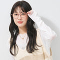 Zoff Princess Rapunzel (Casual Line) Boston Type Glasses PRINCESS Free Size Z...