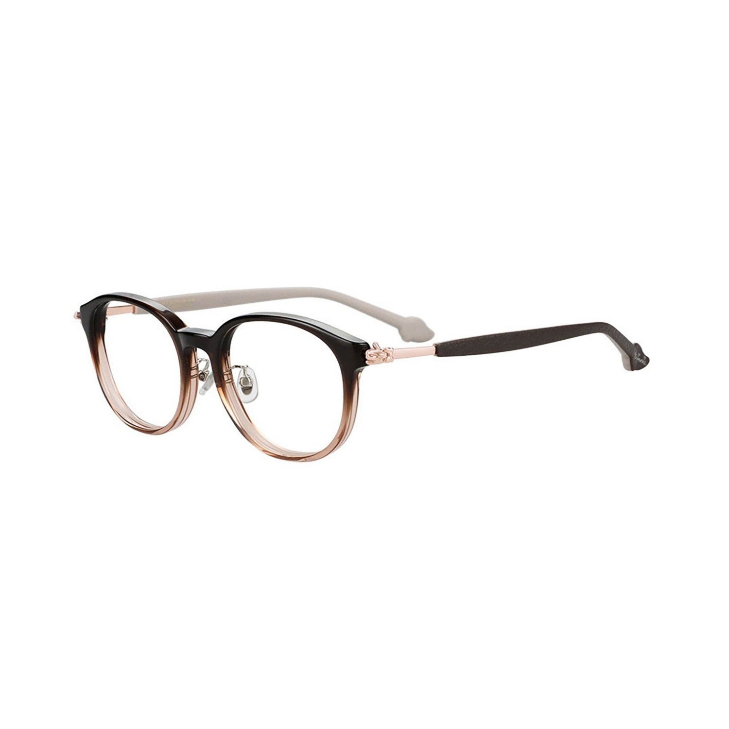 Zoff Minnie Mouse | Mickey & Friends Hands Series | Boston Type Glasses Free Size Fashion Glasses Prescription Glasses (Lens Exchange Ticket Included) ZF251003_48A1