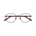 Zoff | MARVEL COLLECTION Deadpool & Wolverine [Deadpool model] Boston type glasses | Rubber temples to prevent slipping | Fashionable prescription glasses (lens exchange coupon included) Unisex Free size ZY252021_14F1