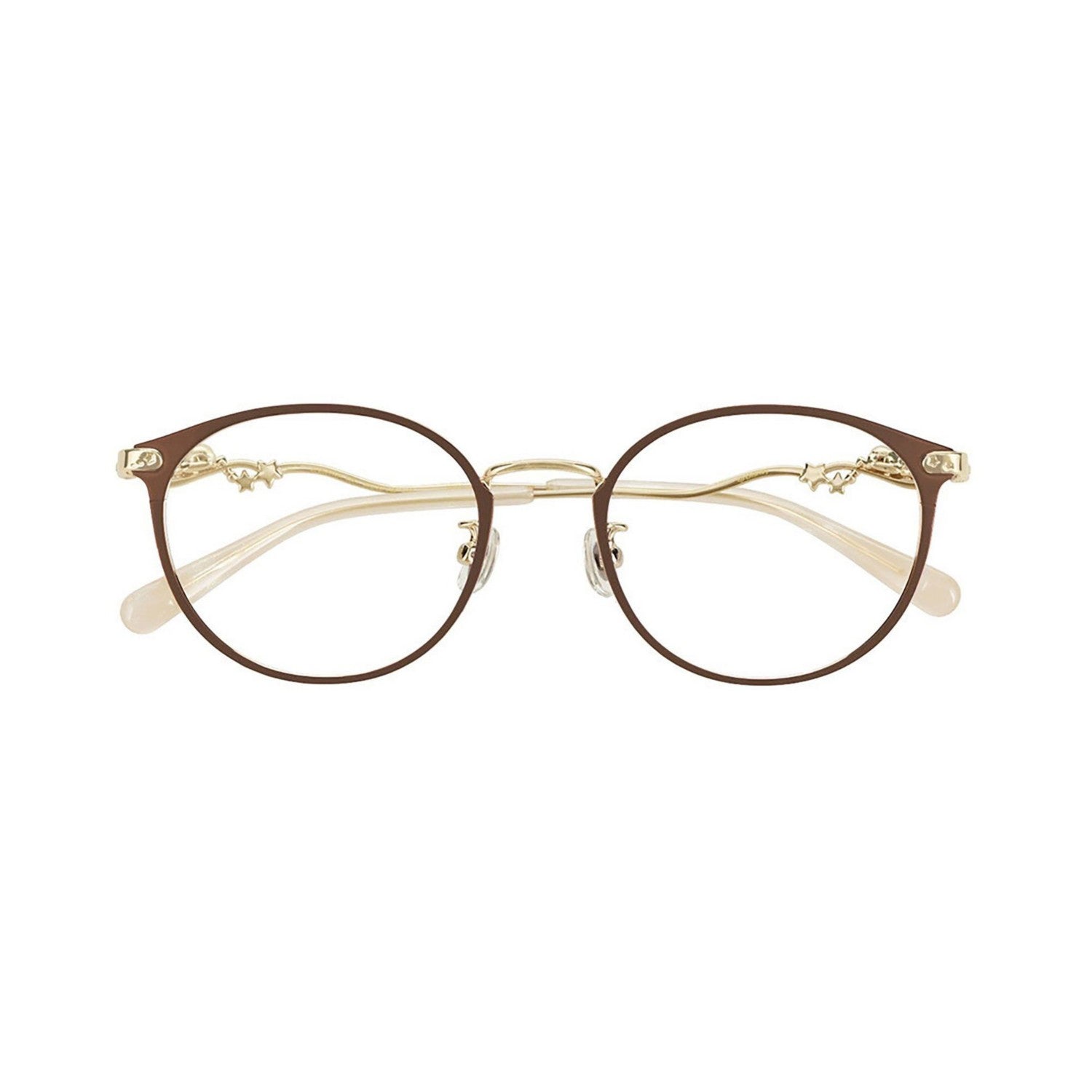 Zoff Winnie the Pooh [Pooh and the Dream Model] Boston type glasses | Date glasses with prescription (lens exchange coupon included) One size fits all ZF262002_43F1