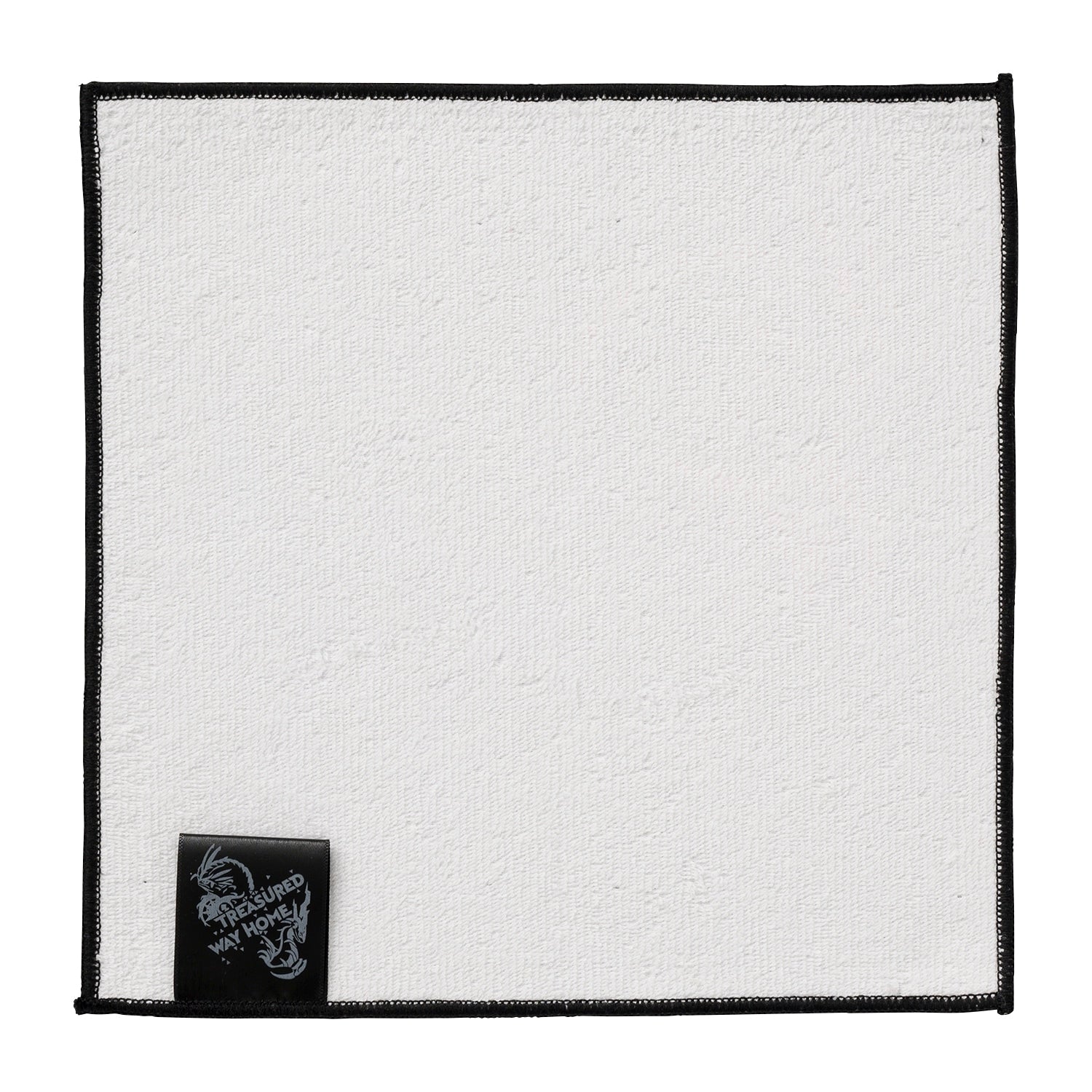 Close-up of Pokemon Hand Towel with TREASURED WAY HOME logo, made in Japan with high-quality materials